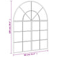 Wall Mirror Black Glass, Powder-coated iron Decorative Inlays