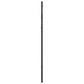 Wall Mirror Black Glass, Powder-coated iron 11.8x23.6 in