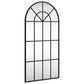 Wall Mirror Black Powder-coated iron, glass Medium Minimalistic