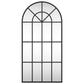 Wall Mirror Black Powder-coated iron, glass Medium Minimalistic
