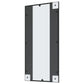 Wall Mirror Black Glass 15.7 x 31.5 in Minimalistic Wall Mirror