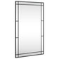 Wall Mirror Black Glass 23.6 x 39.4 in Wall mounting