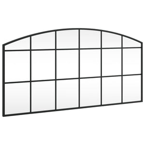 Wall Mirror Black Glass 39.4 x 19.7 in Mirror Wall Mirror