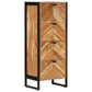 Bathroom Cabinet Natural wood with black