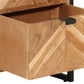 Bathroom Cabinet Natural wood with black