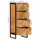 Bathroom Cabinet Natural wood with black