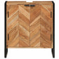 Bathroom Cabinet 21.7"x13.8"x23.6" Solid Wood Acacia and Iron