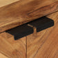 Bathroom Cabinet 21.7"x13.8"x23.6" Solid Wood Acacia and Iron