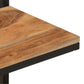 Wall Shelf Natural wood and black