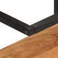 Wall Shelf Natural wood and black