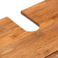 4 Piece Bathroom Cabinet Set Brown and Black Solid Wood Mango