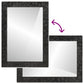 Bathroom Cabinet Set Black Solid mango wood Medium