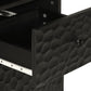 Bathroom Cabinet Set Black Solid mango wood Medium