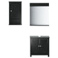 Bathroom Furniture Set Black