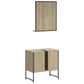 Bathroom Cabinet Set Sonoma oak