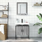 Bathroom Cabinet Set Grey Sonoma