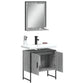 Bathroom Cabinet Set Grey Sonoma