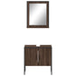 Bathroom Cabinet Set Brown Oak