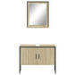 Bathroom Cabinet Set Sonoma Oak Engineered Wood