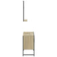 Bathroom Cabinet Set Sonoma Oak Engineered Wood