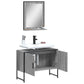 Bathroom Cabinet Set Grey Sonoma Engineered wood