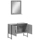 Bathroom Cabinet Set Grey Sonoma Engineered wood