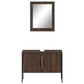 Bathroom Cabinet Set Brown Oak