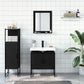 Bathroom Cabinet Set Black
