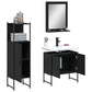 Bathroom Cabinet Set Black