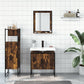 Bathroom Cabinet Set Smoked Oak
