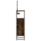 Bathroom Cabinet Set Smoked Oak