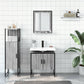 Bathroom Cabinet Set Grey sonoma Engineered wood Medium
