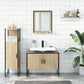 Bathroom Cabinet Set Sonoma Oak
