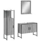Bathroom Cabinet Set Grey Sonoma