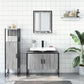 Bathroom Cabinet Set Grey Sonoma