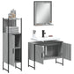 Bathroom Cabinet Set Grey Sonoma