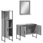 Bathroom Cabinet Set Grey Sonoma