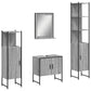 Bathroom Cabinet Set Grey Sonoma