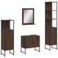 Bathroom Cabinet Set Brown Oak