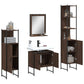 Bathroom Cabinet Set Brown Oak