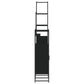 Bathroom Cabinet Set Black Engineered wood Medium