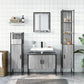 Bathroom Cabinet Set Grey Sonoma