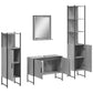 Bathroom Cabinet Set Grey Sonoma