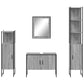 Bathroom Cabinet Set Grey Sonoma