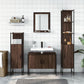 Bathroom Cabinet Set Brown oak