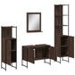 Bathroom Cabinet Set Brown oak