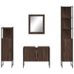 Bathroom Cabinet Set Brown oak