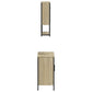 2 Piece Bathroom Furniture Set Sonoma Oak Engineered Wood
