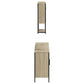 3 Piece Bathroom Furniture Set Sonoma Oak Engineered Wood
