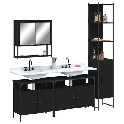 Bathroom Furniture Set Black